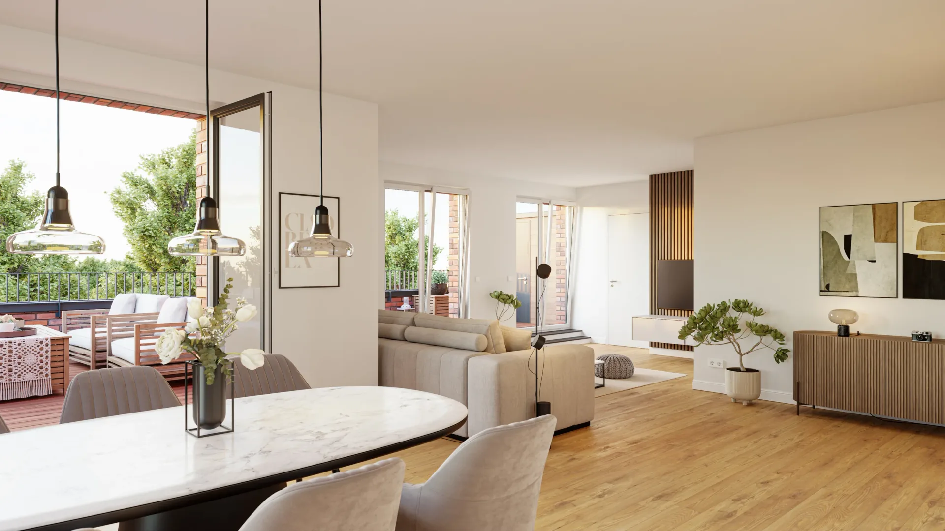Wohnen in Volksdorf - Hamburg, Architekturvisualisierung, Hamburg