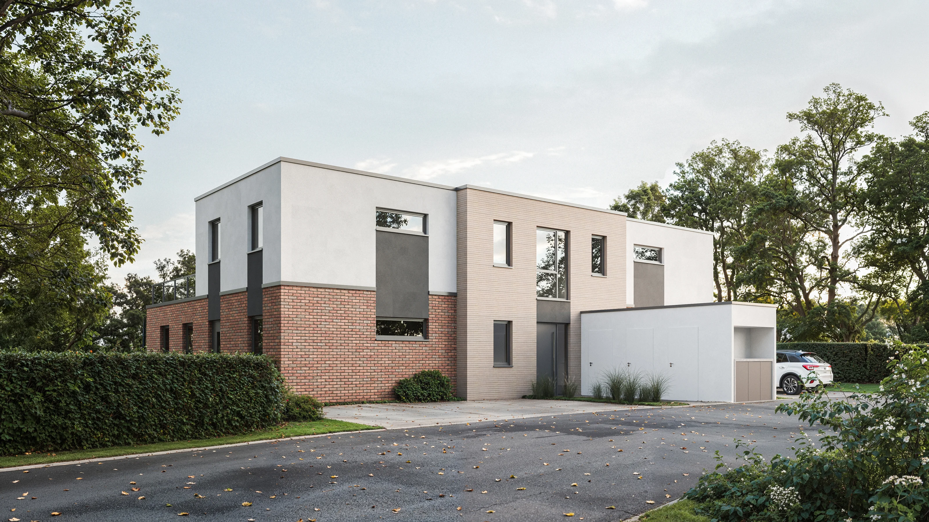 Wohnhaus-Visualisierung, Architekturvisualisierung von Philipp Poschmann, Hamburg & Lübeck